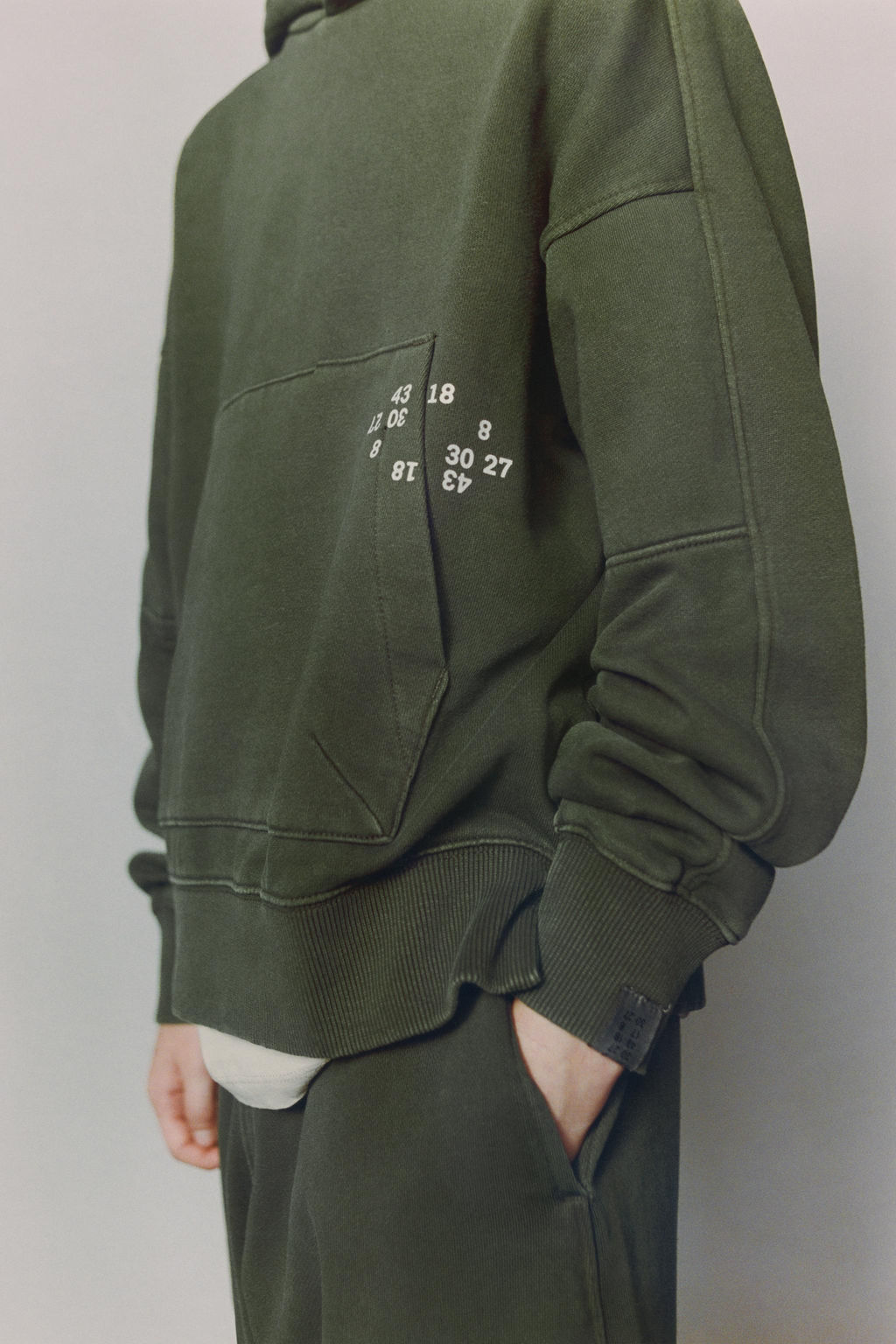 GARMENT DYED HOODIE - Zara фото 6