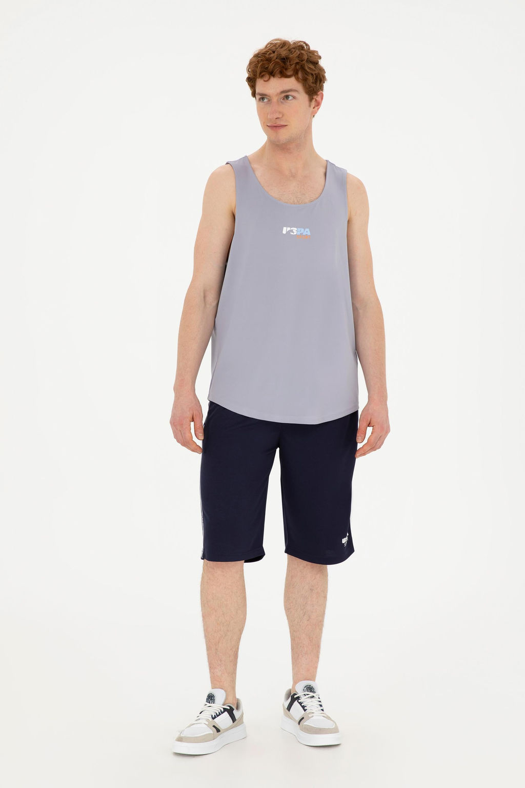 Мужская серая футболка Неожиданная скидка в корзине - U.s. polo assn фото 11