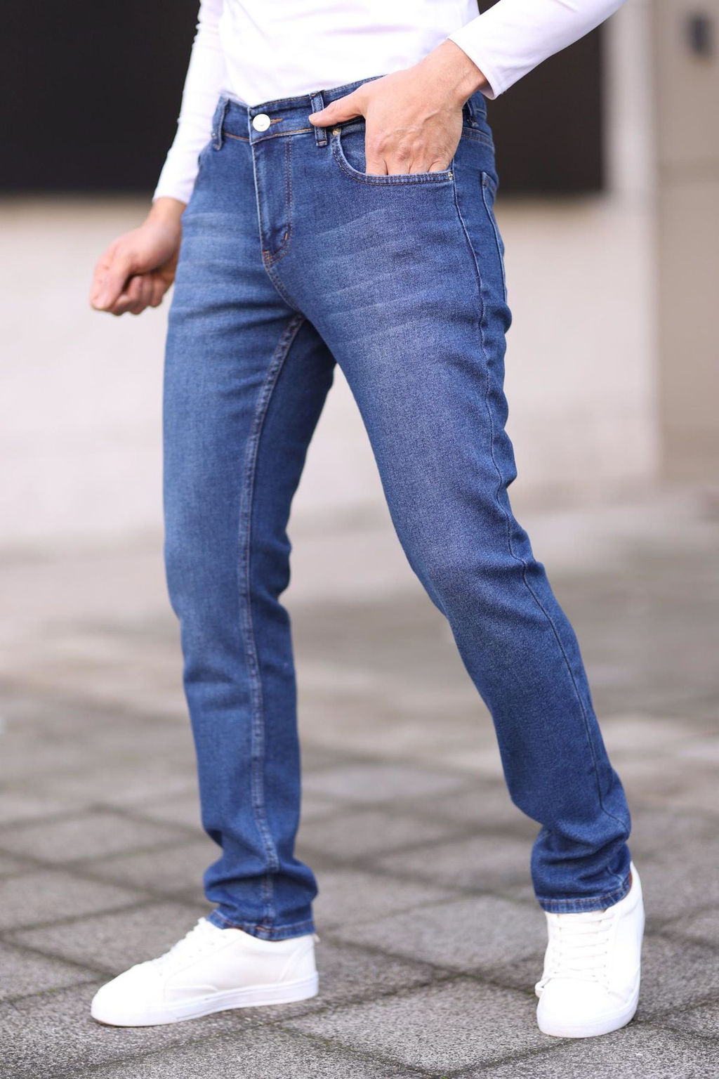 TRENDYOL MAN Siyah Regular Esnek Kumas Jeans Kot Pantolon TMNSS25JE00001 - Trendyolmilla фото 16