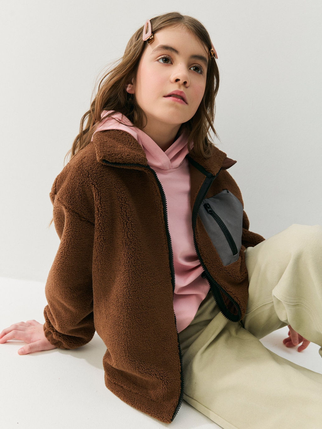Толстовка меховая Шоколад 7+ - Bungly фото 9