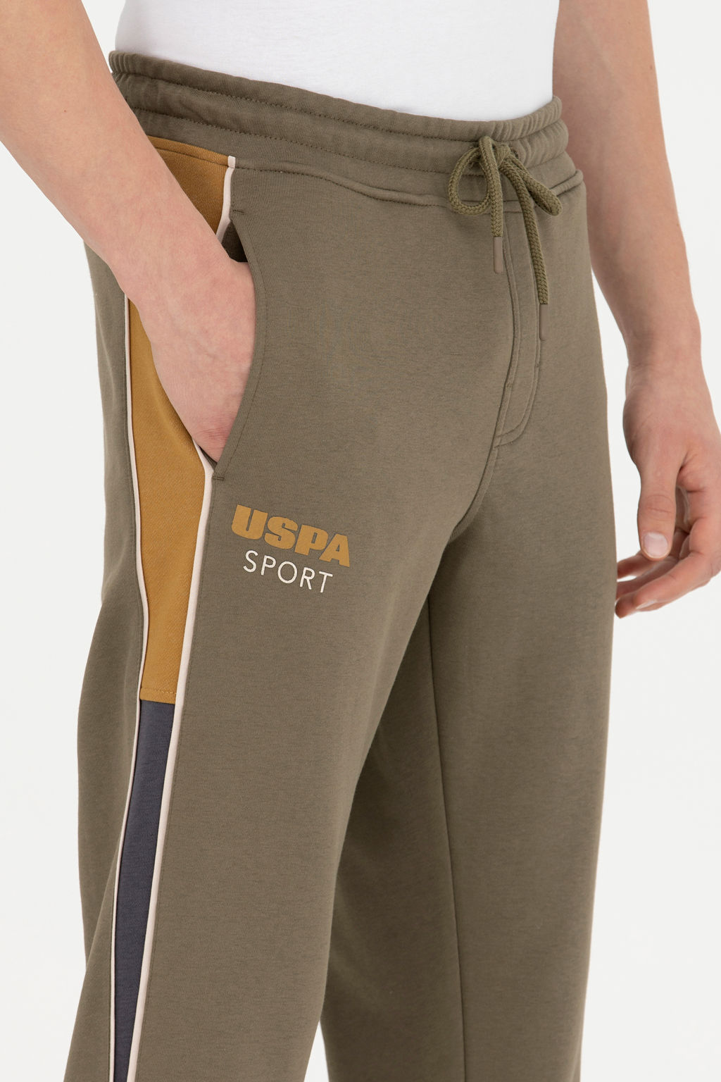 Мужские спортивные штаны цвета хаки - U.s. polo assn фото 18