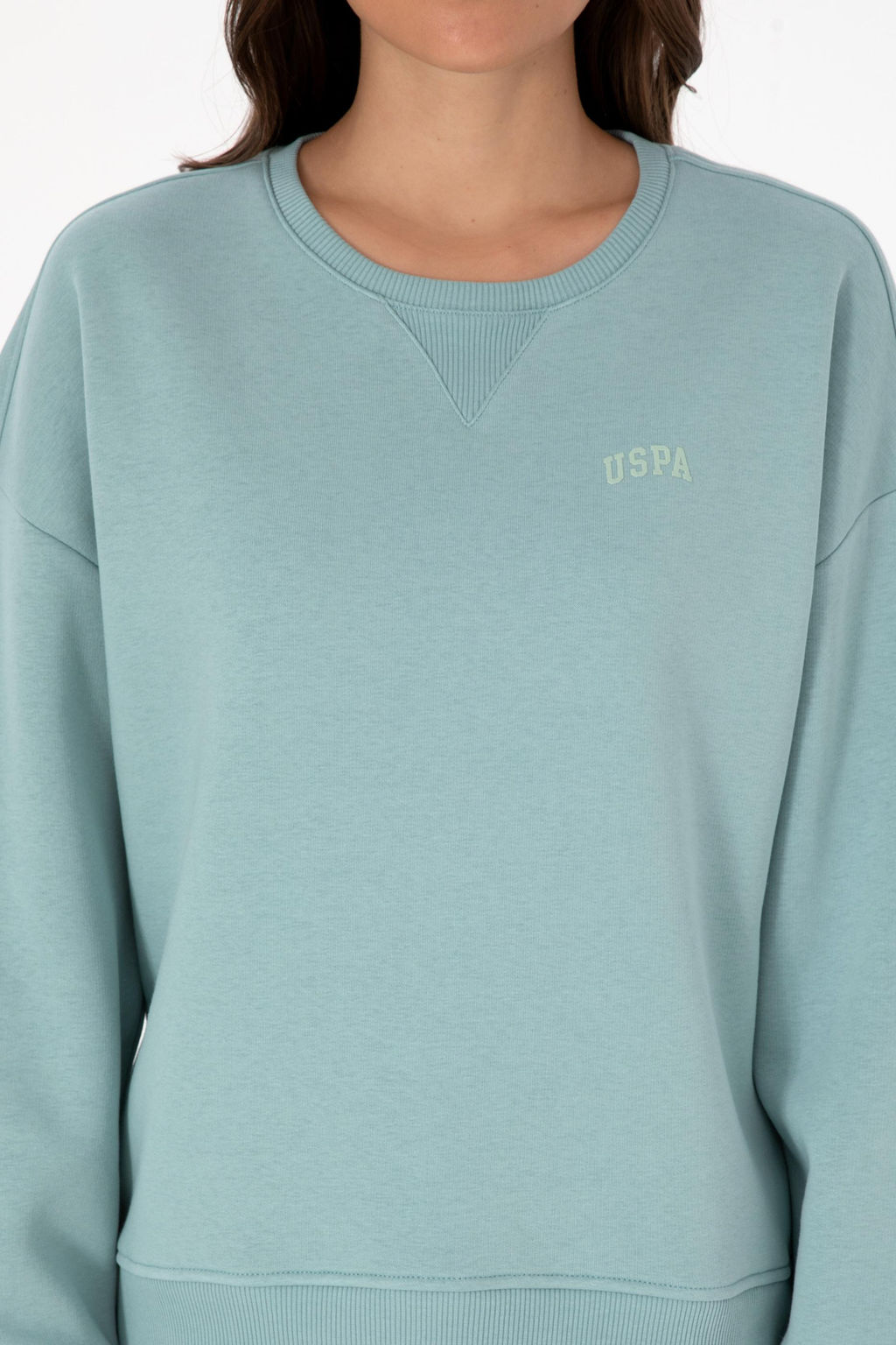 Kad_n Mint _ardonlu Bisiklet Yaka Basic Sweatsh_rt Sepette S_rpriz _ndirim - U.s. polo assn фото 6