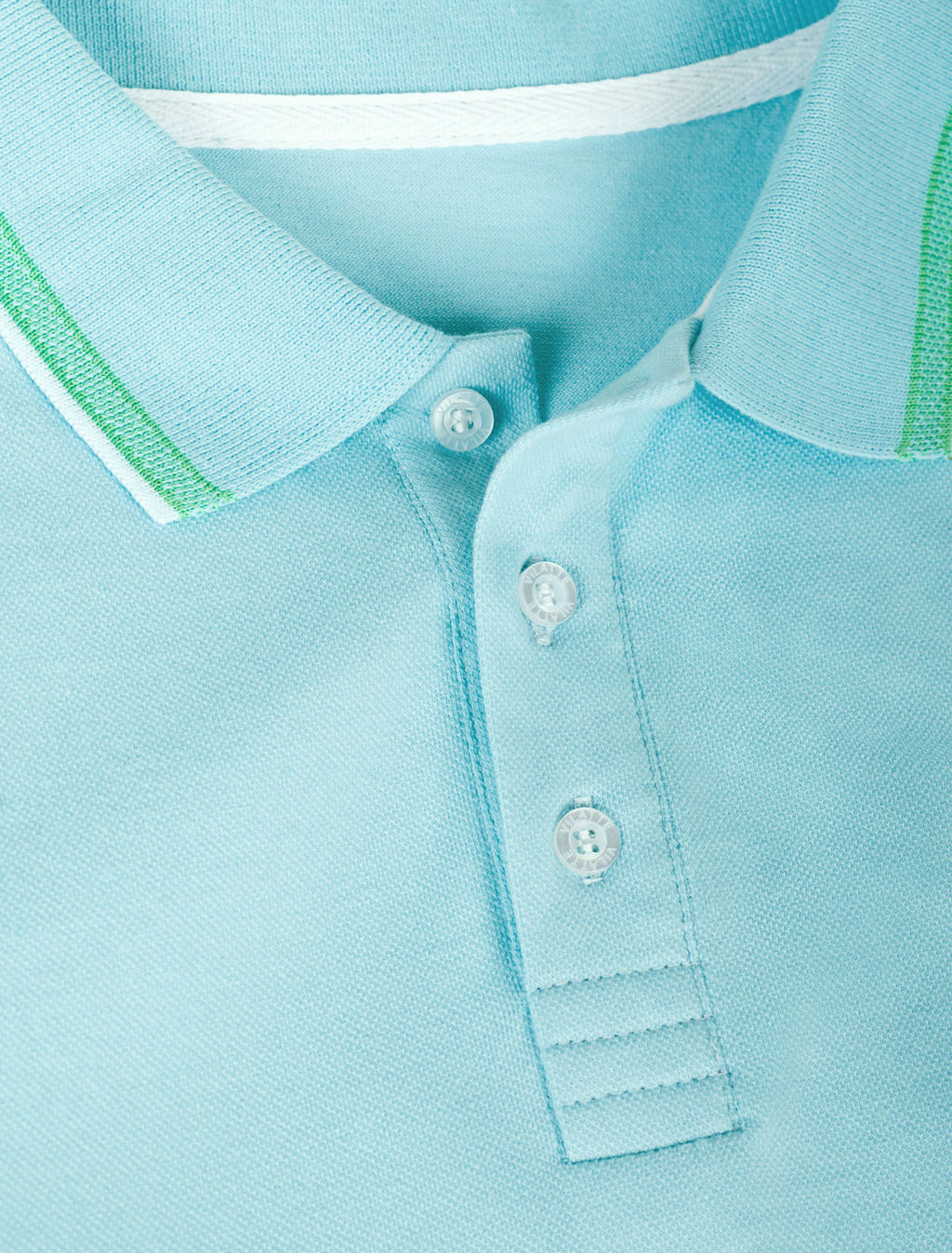 Футболка-поло из фактурного трикотажа - Vilatte фото 2