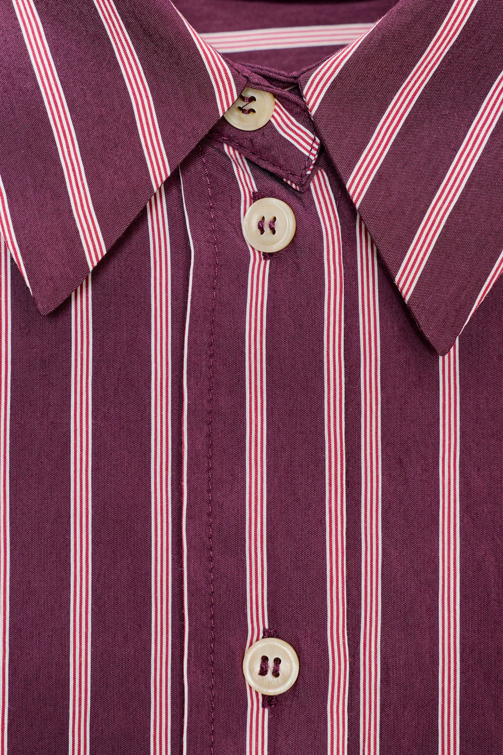 OVERSIZE STRIPED POPLIN SHIRT - Zara фото 8