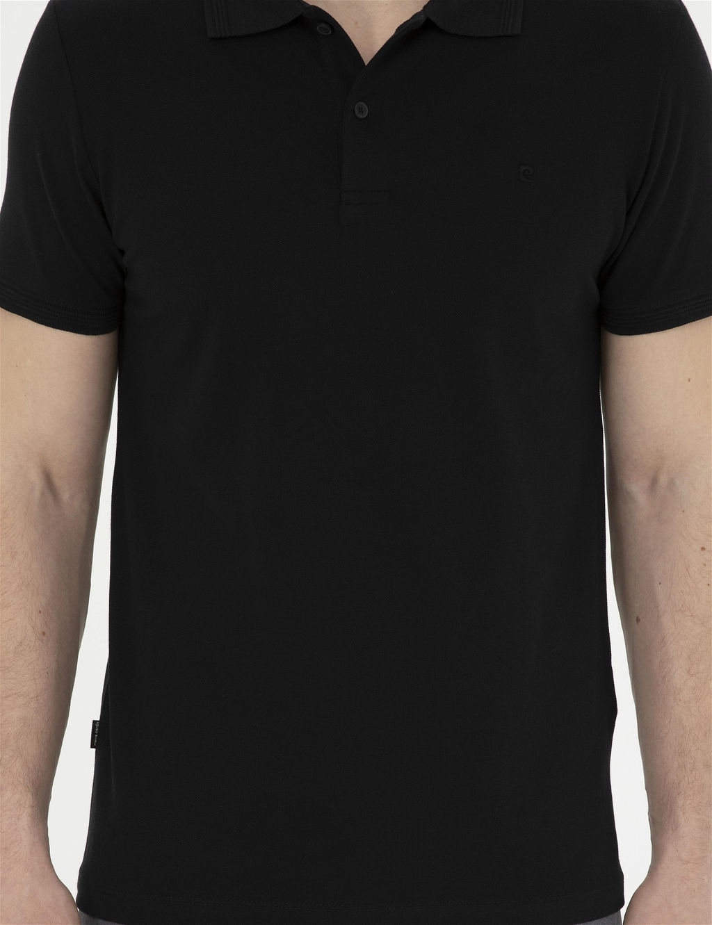 Siyah Slim Fit Basic Ti__rt