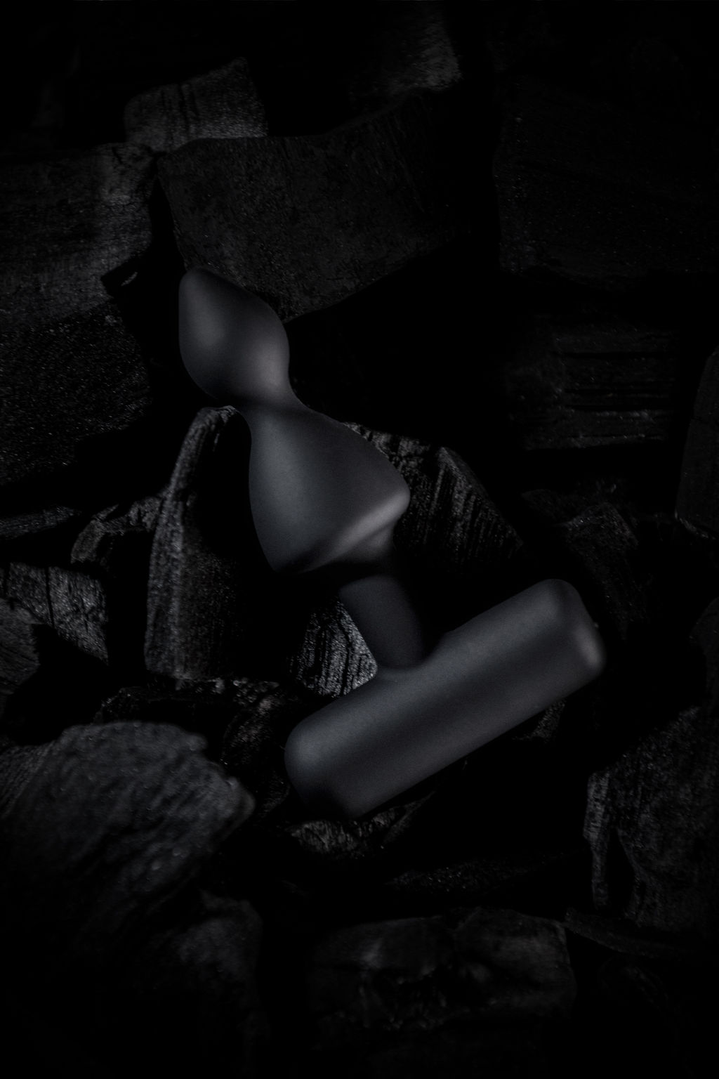 Анальная вибровтулка Erotist Arrow, черный, силикон, 8,5 см