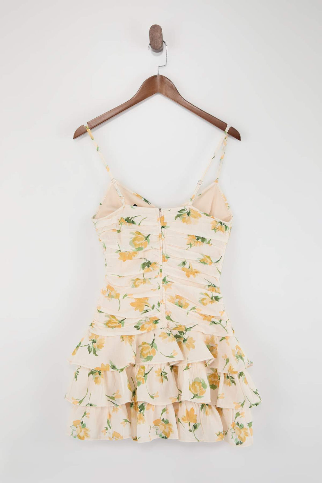 Cok Renkli Cicekli F?rf?rl? K?sa / Mini Dokuma Elbise TWOSS26EL00050 - Trendyolmilla фото 3