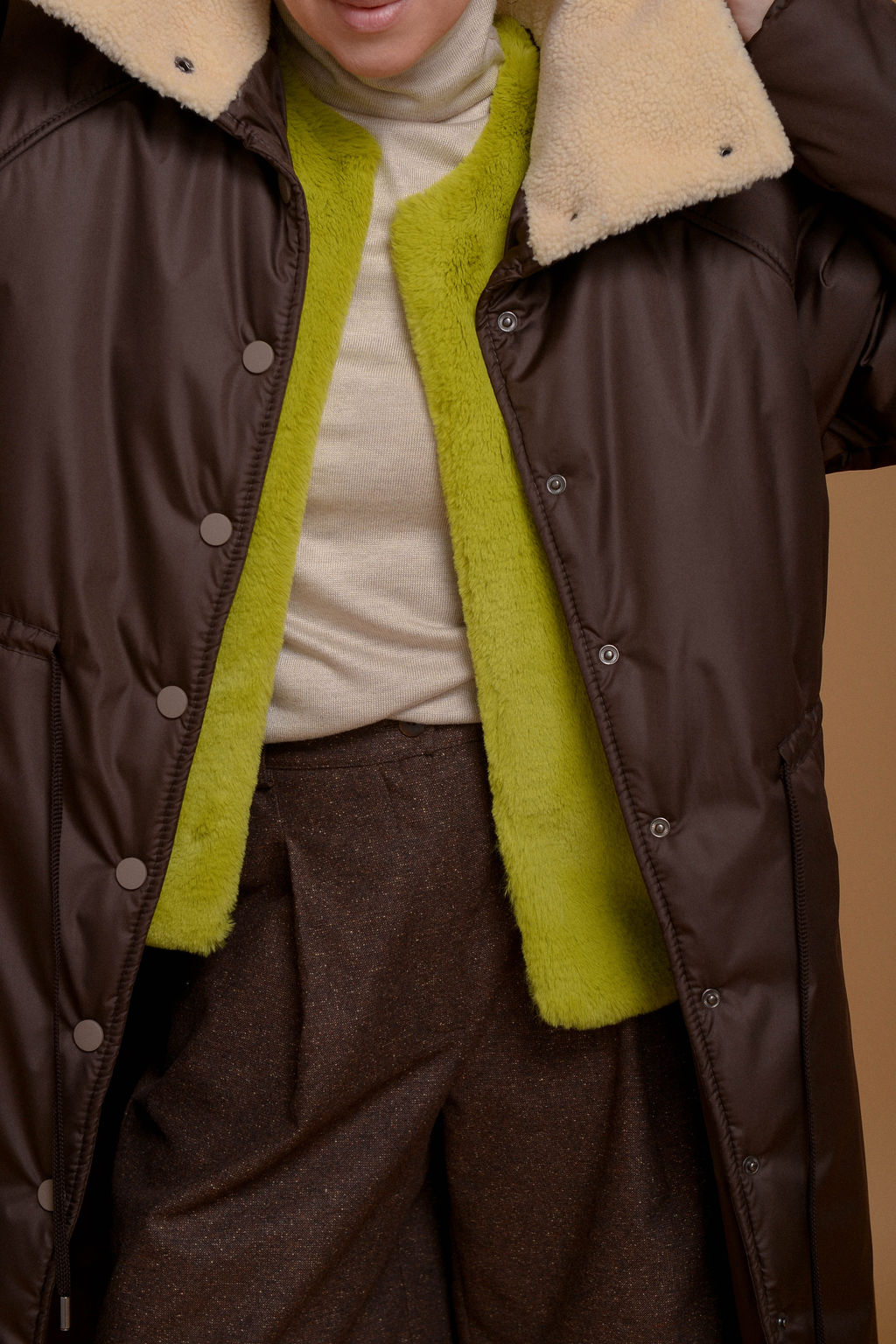 Утепленное пальто - N.u.d.e фото 11