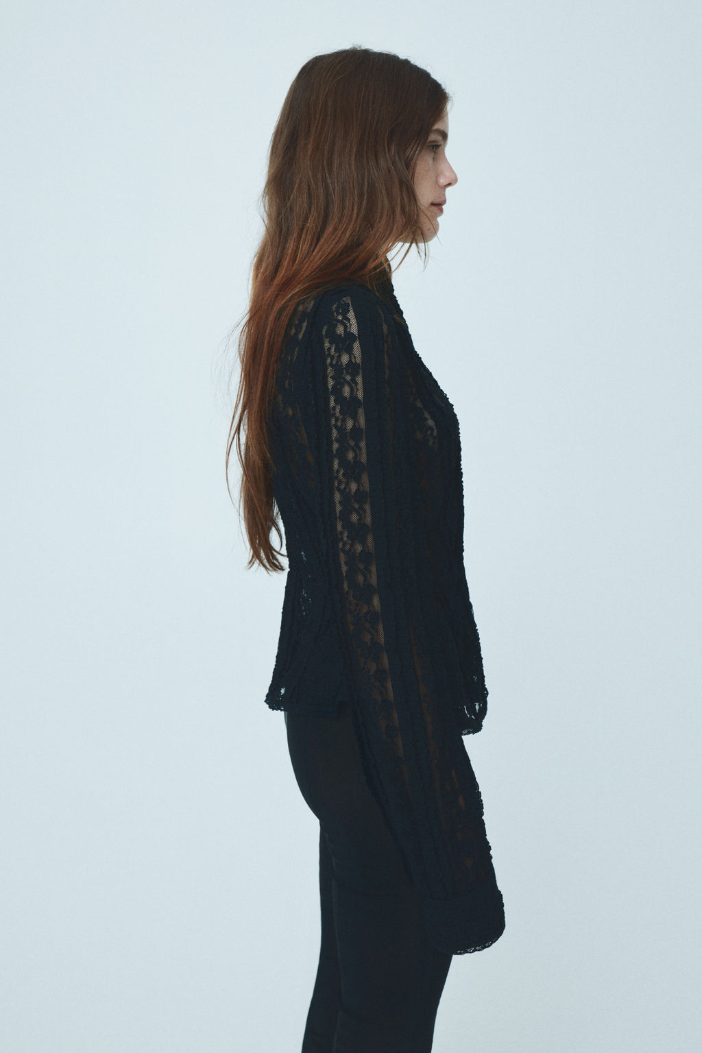 Blusa de encaje con peplum - H&m фото 5