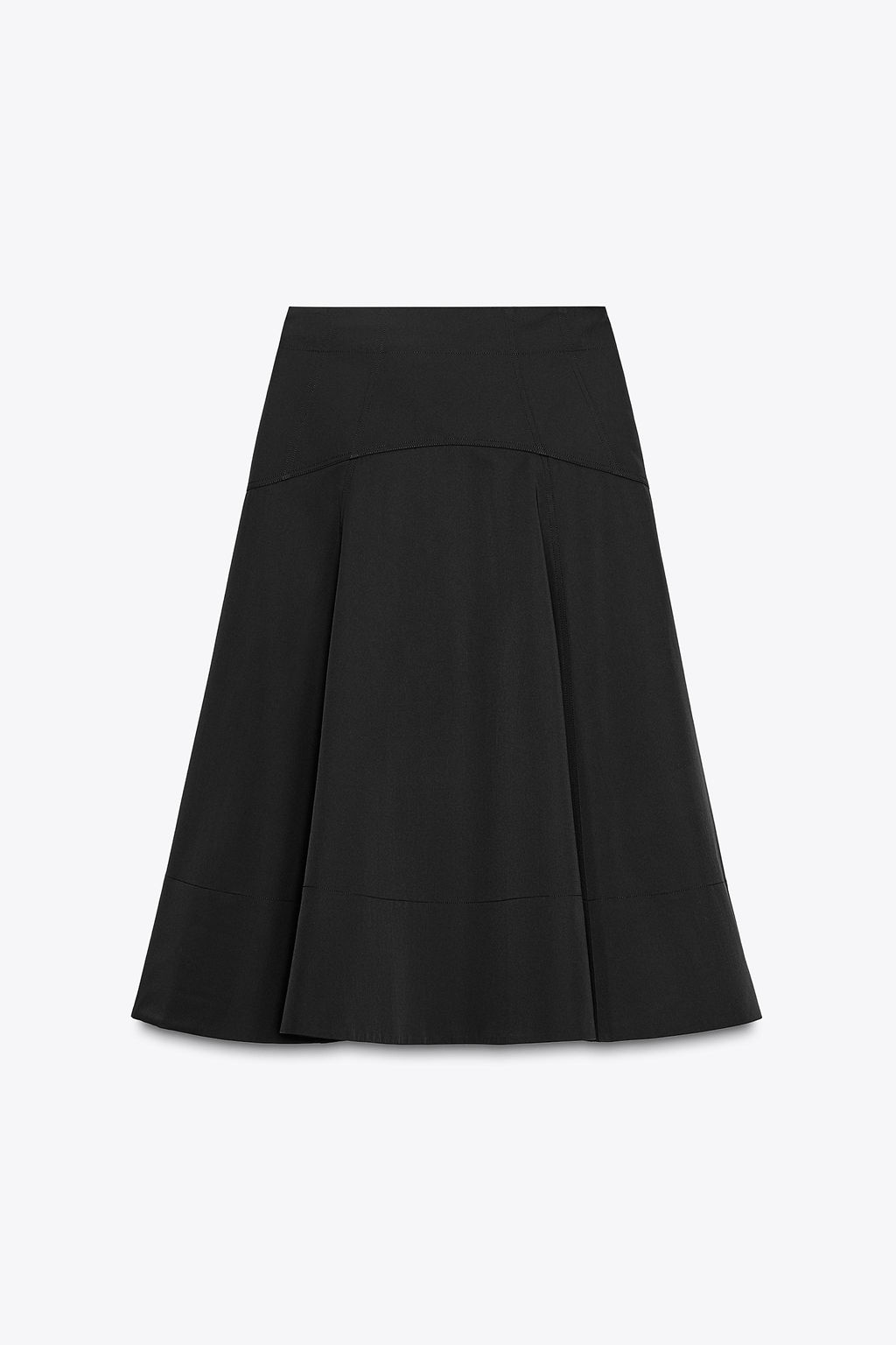 ZW COLLECTION FLARED BELT SKIRT - Zara фото 14