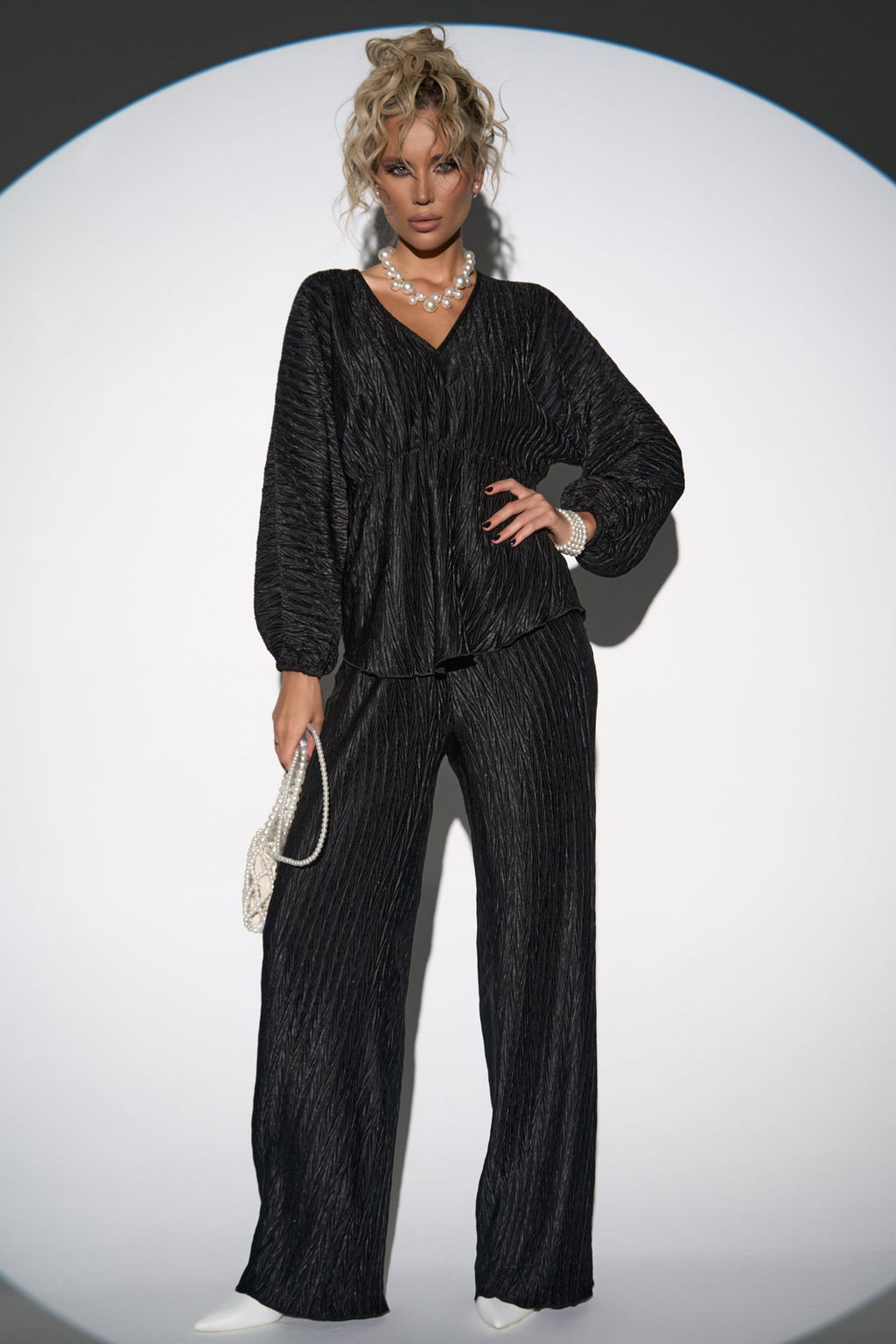 Брюки Маклен (чёрный) - Эльза фото 13