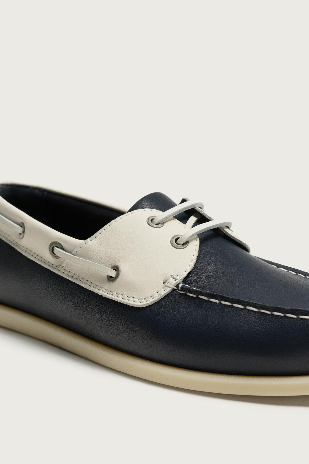 ZAPATO N?UTICO PIEL / Azul - Zara фото 6