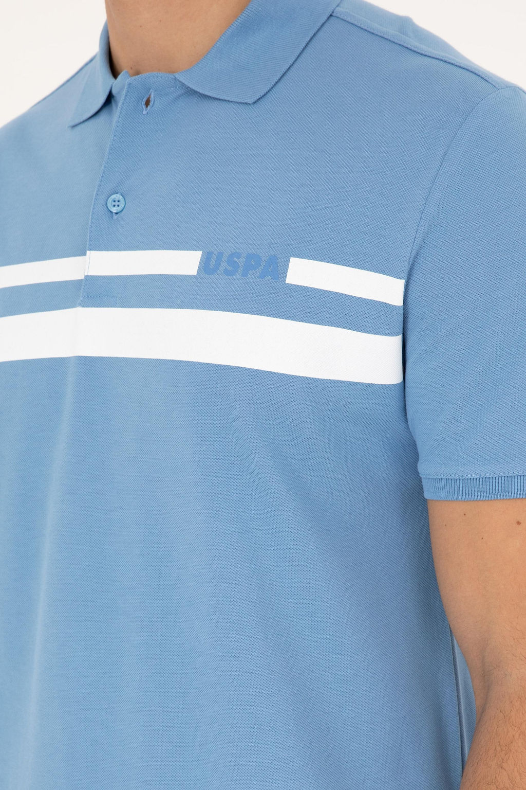 Футболка мужская U.S. Polo Assn темно-синяя хлопок фото 7