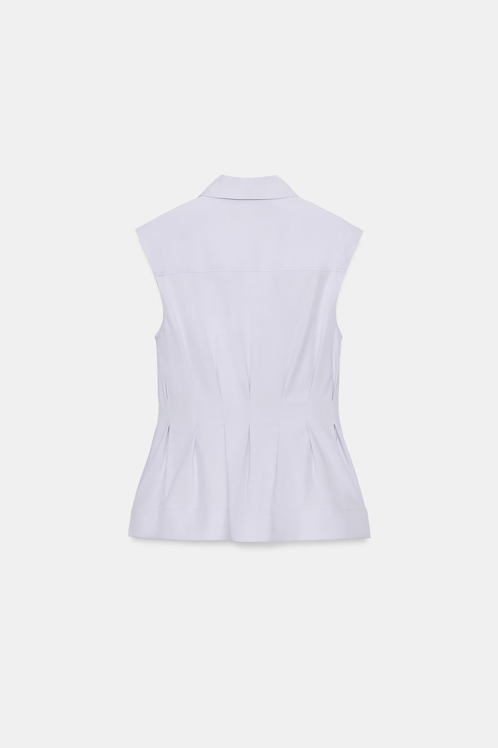 CAMISA PLIEGUES MANGA SISA ZW COLLECTION / Malva claro - Zara фото 8