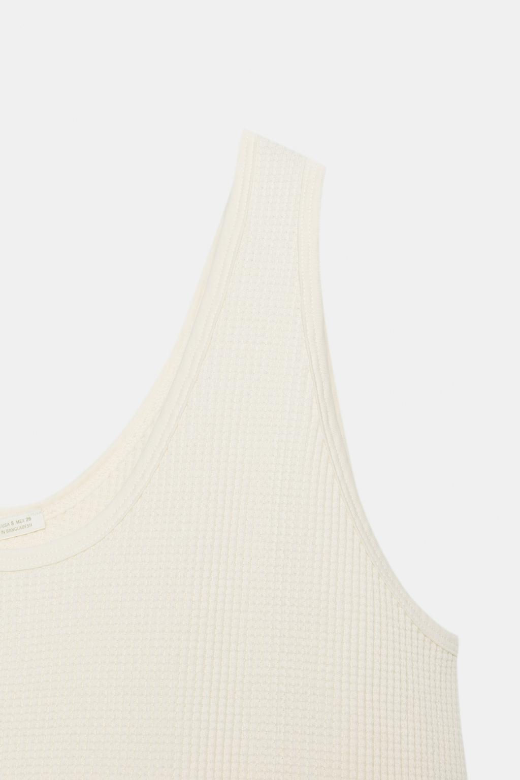 STRUCTURED STRAPPY TOP - Zara фото 11