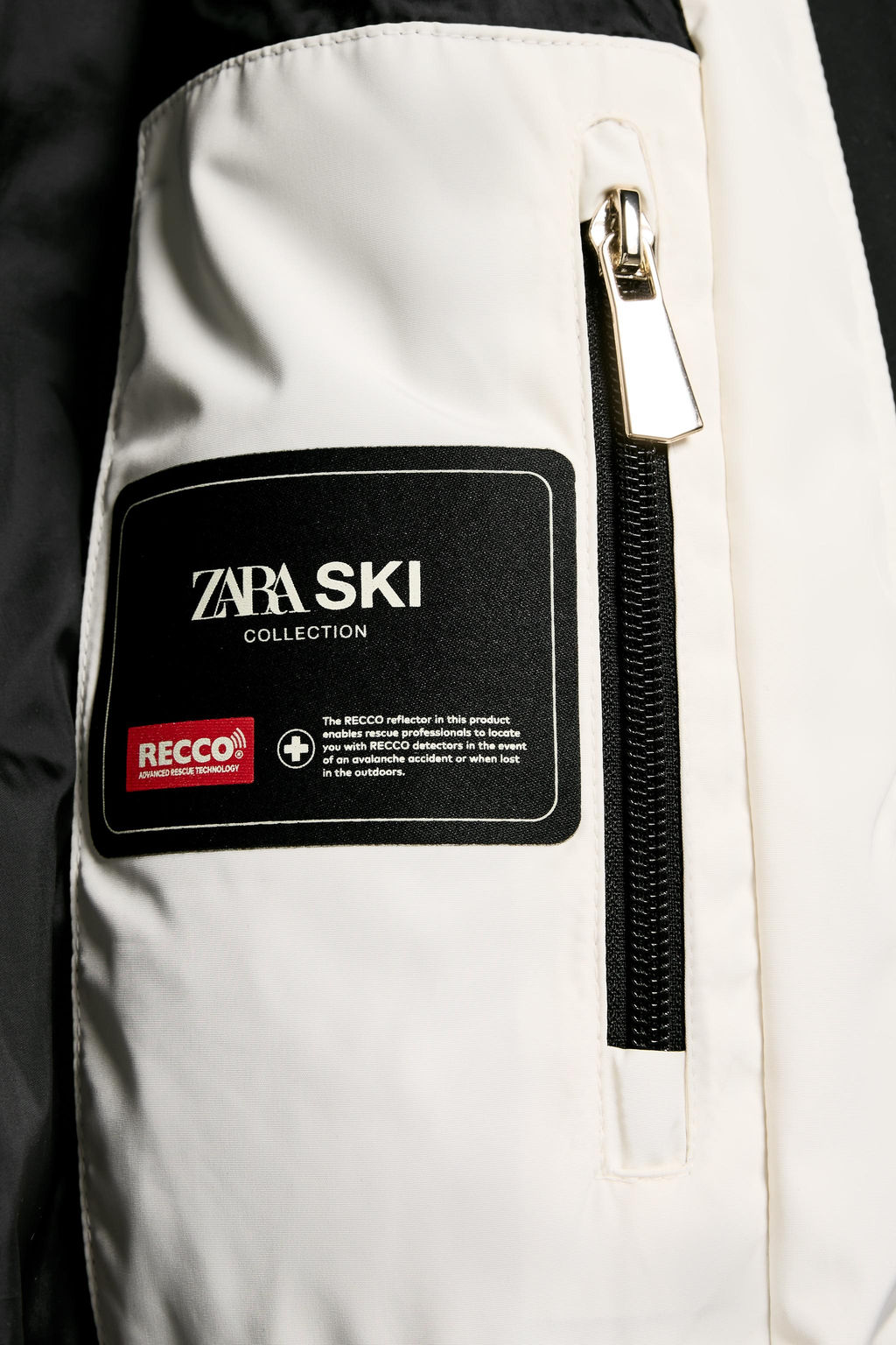 QUILTED COMBINED WATER-RESISTANT WINDPROOF RECCO® TECHNOLOGY SKI COLLECTION JUMPSUIT - Zara фото 14