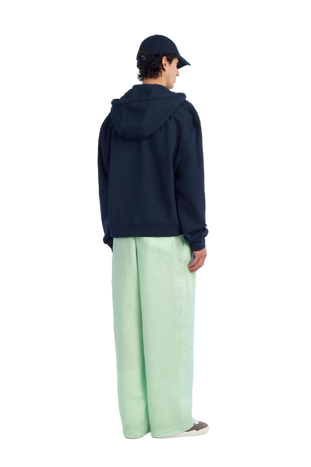 PANTAL?N RELAXED FIT 100% LINO / Verde agua - Zara фото 2