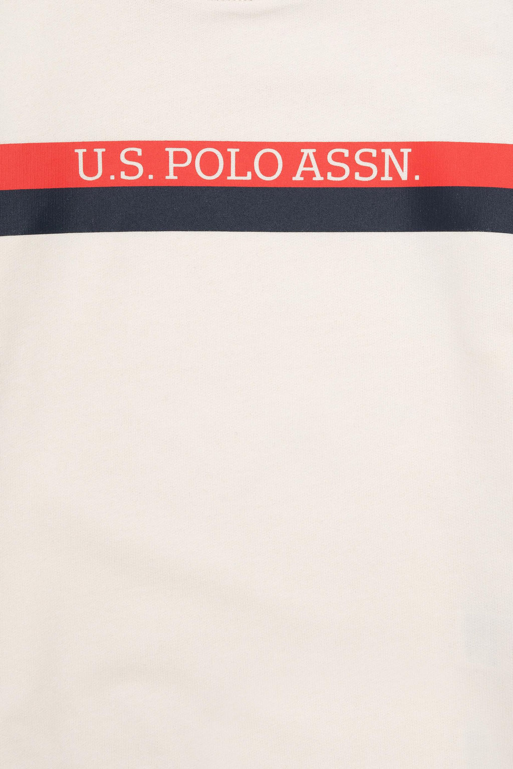 Кремовый базовый свитшот для мальчика Неожиданная скидка в корзине - U.s. polo assn фото 4