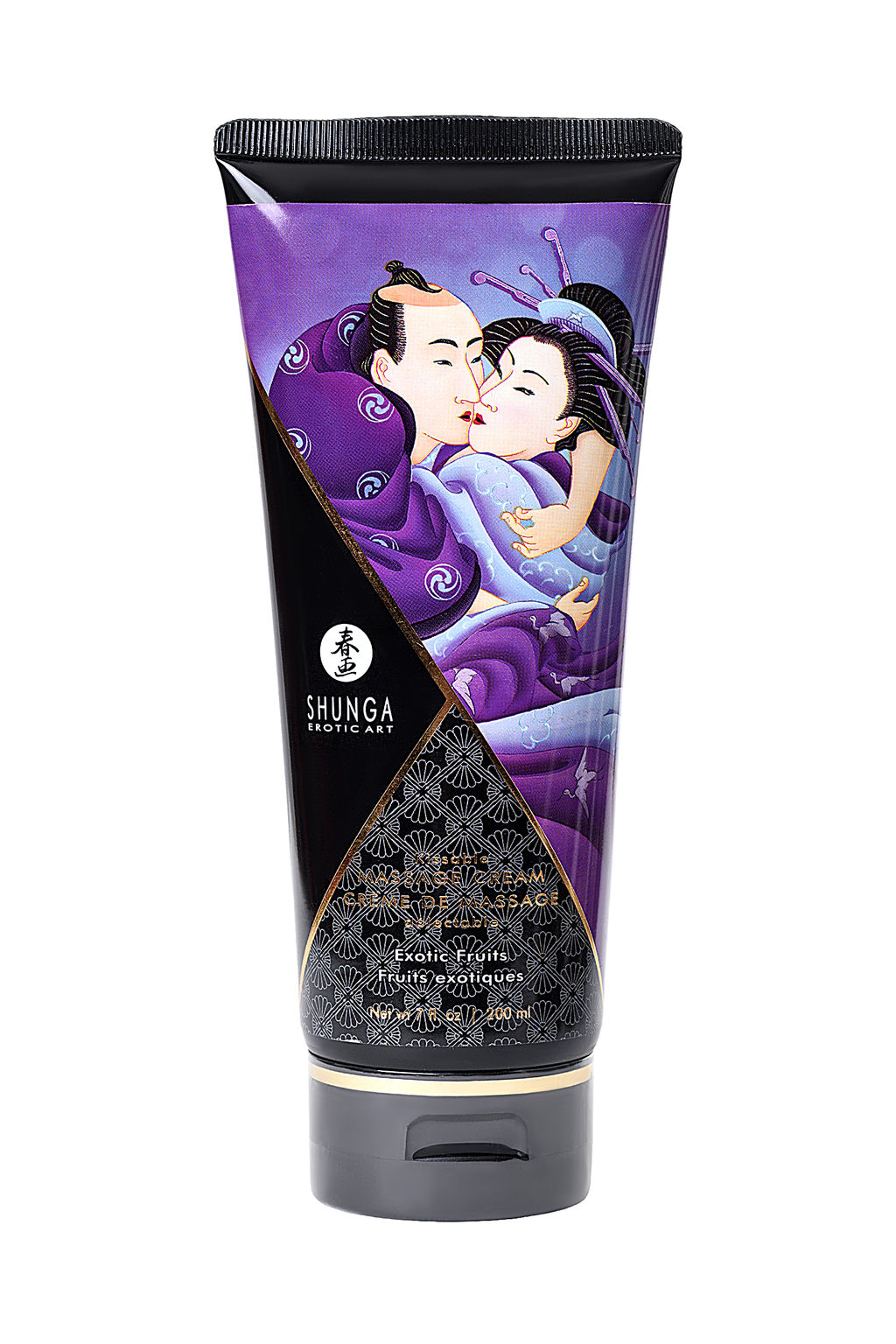 Массажный крем для тела Shunga Экзотические фрукты (Exotic Fruits), съедобный, 200 мл