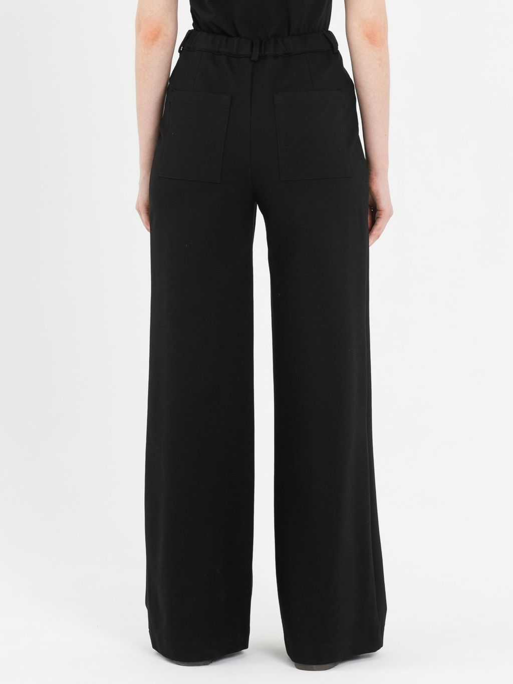 Брюки прямые трикотажные