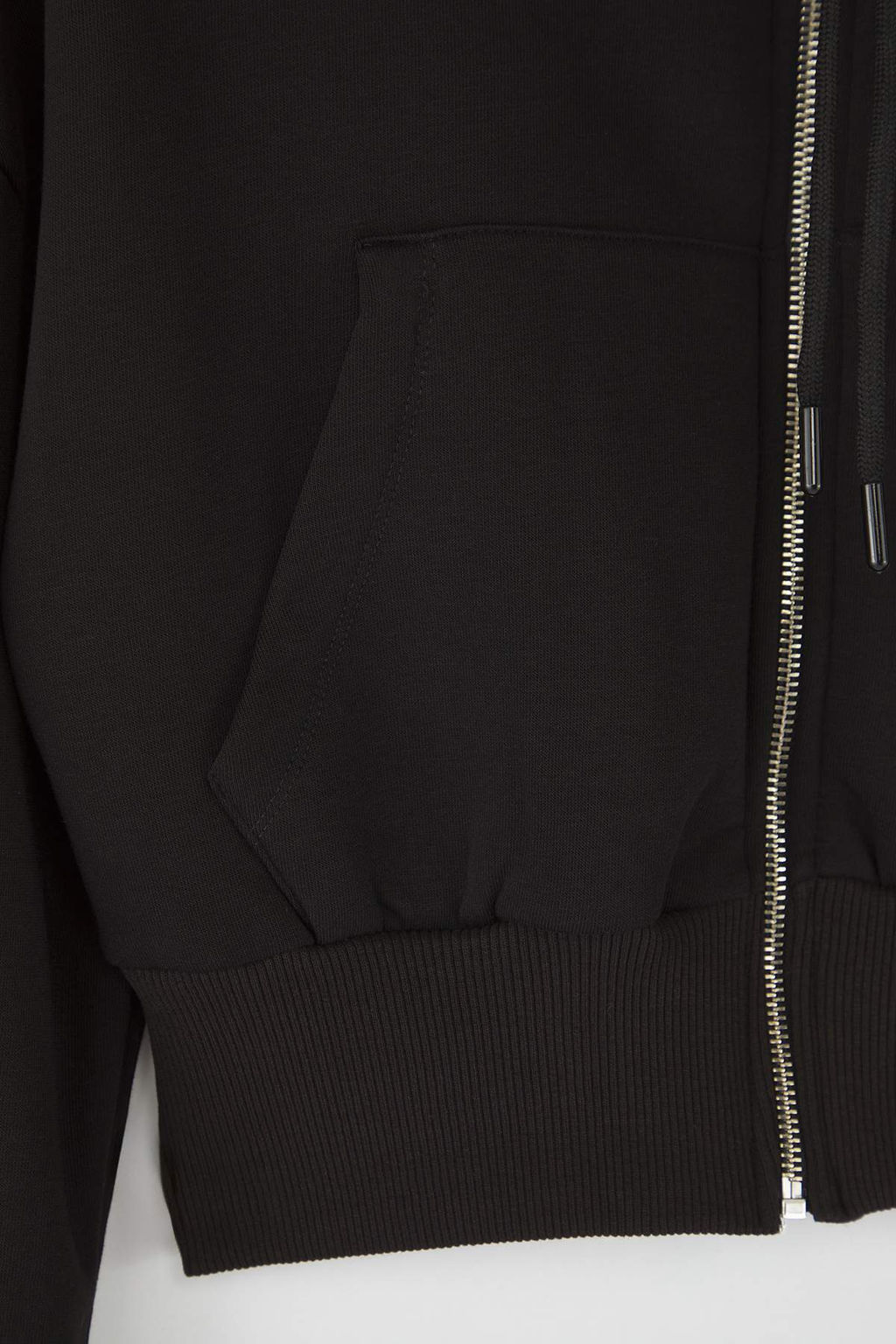 TRENDYOLMILLA Gri Melanj Regular/Normal Kal?p Kapusonlu Kal?n ici Polarl? Orme Sweatshirt TWOAW25SW00068 фото 17