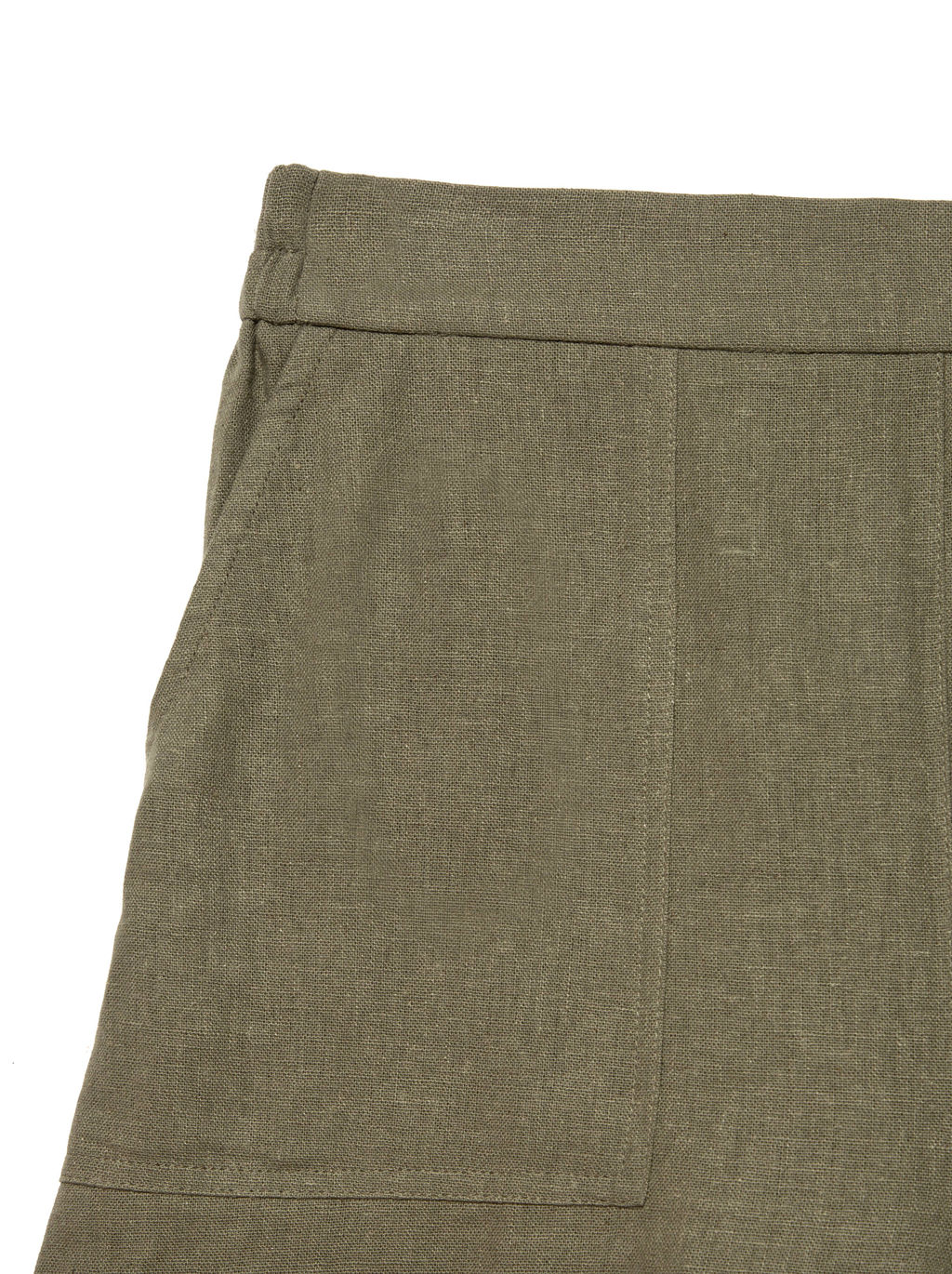 CONTE Шорты с высокой посадкой из премиального льна UTAH misty forest misty forest