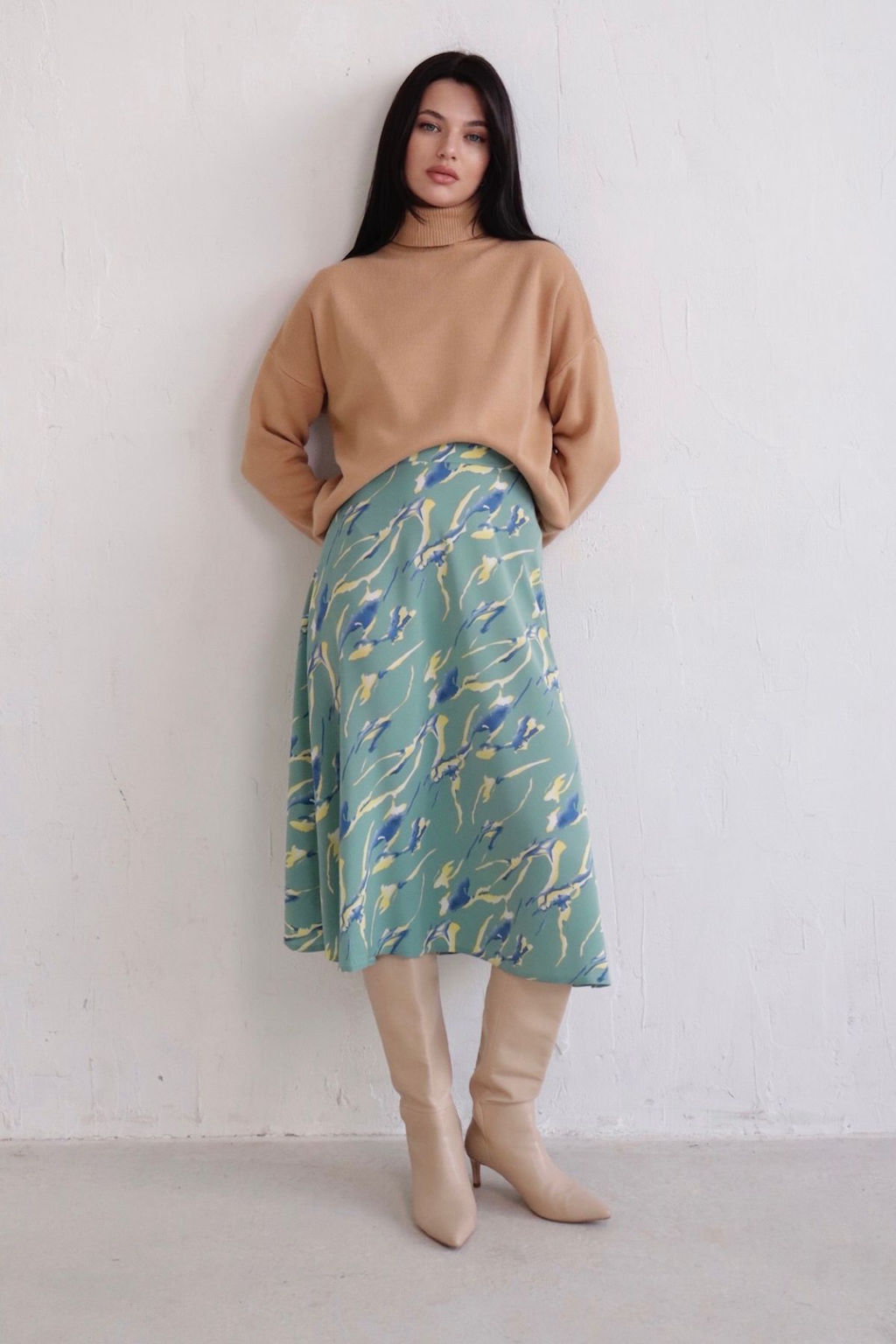 Юбка А-силуэта с принтом - Martichelli фото 63