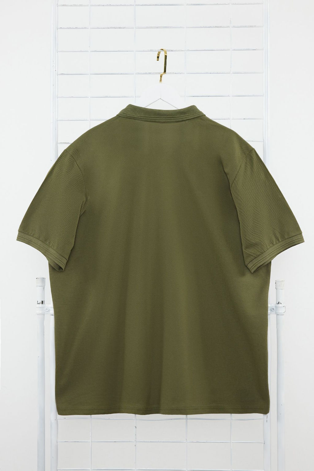 TRENDYOL MAN Buyuk Beden Siyah Regular/Normal Kesim Basic %100 Pamuklu Polo Yaka T-shirt TMNSS24BF00000 - Trendyolmilla фото 20