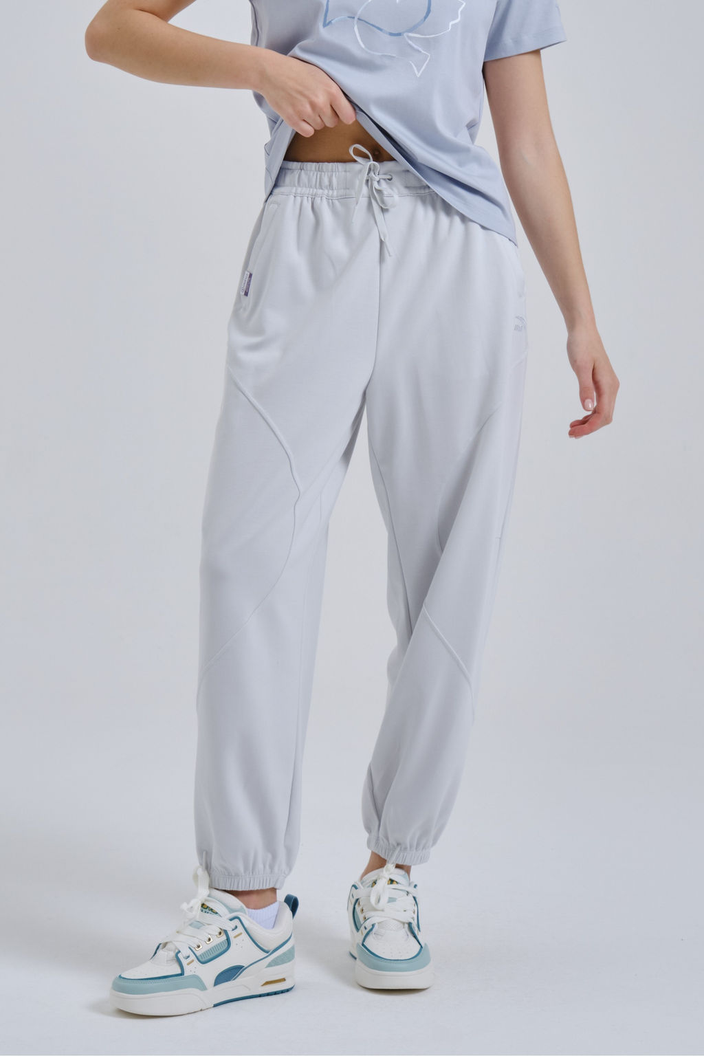 Брюки трикотажные Светло-серый