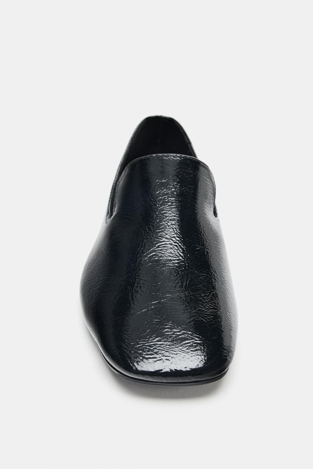 PATENT-EFFECT LOAFERS - Zara фото 8