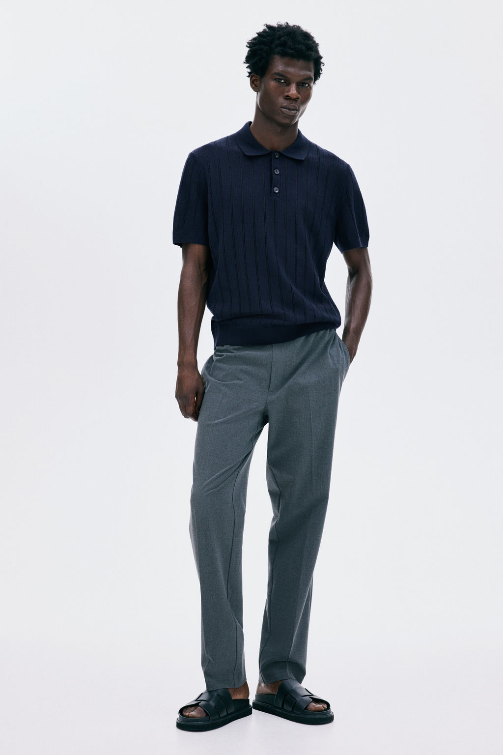 Polo con textura Regular Fit - H&m фото 7