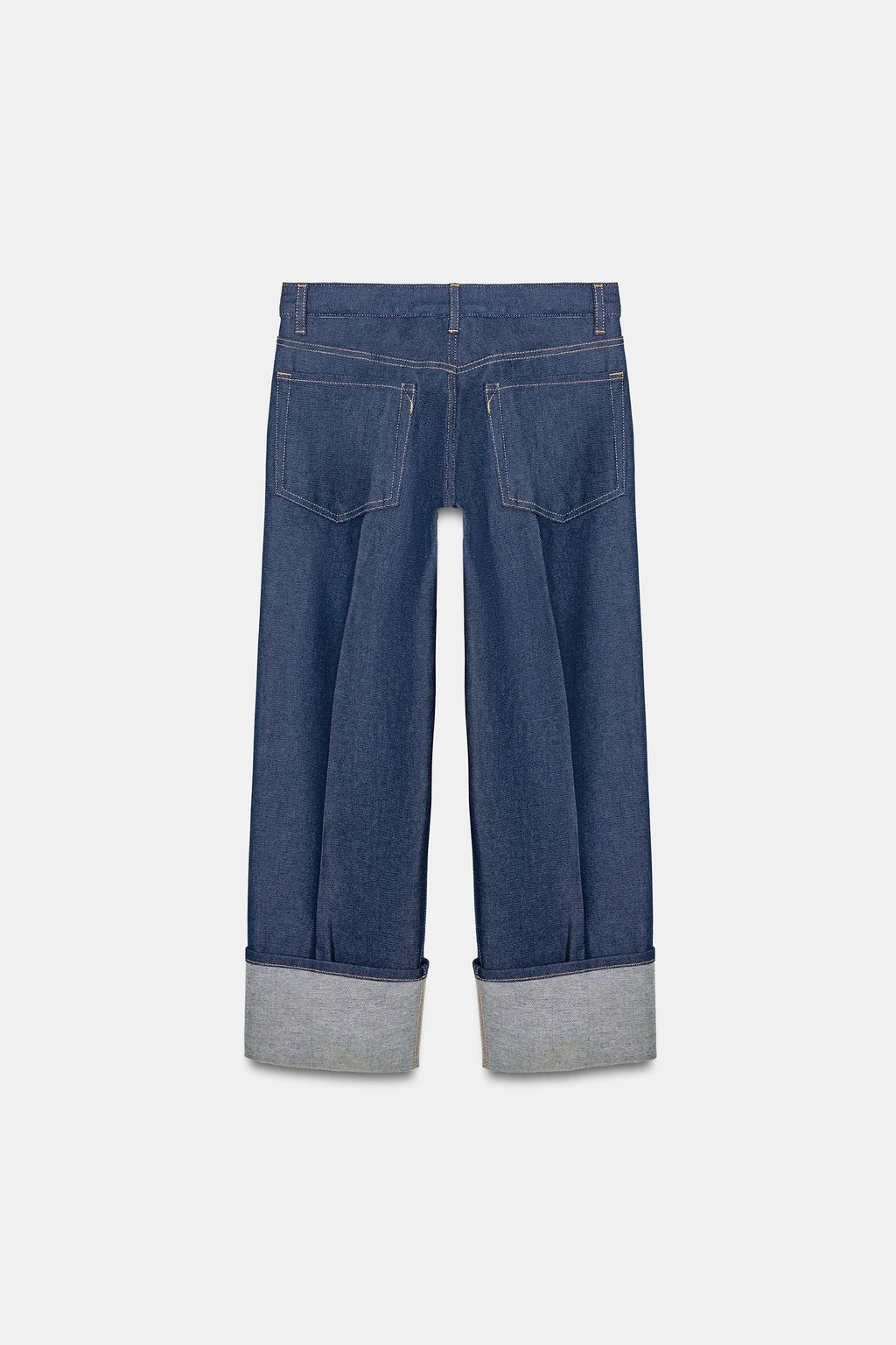 ZW COLLECTION SELVEDGE LOW-RISE JEANS - Zara фото 6