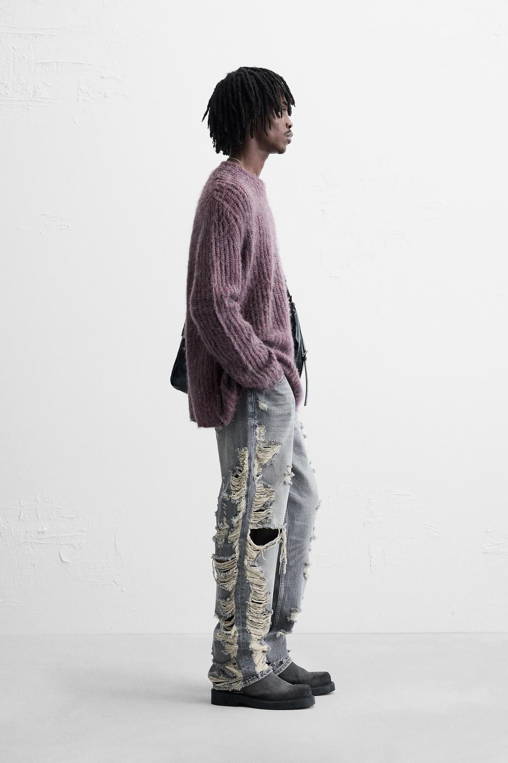 BRUSHED TEXTURE SWEATER - Zara фото 4