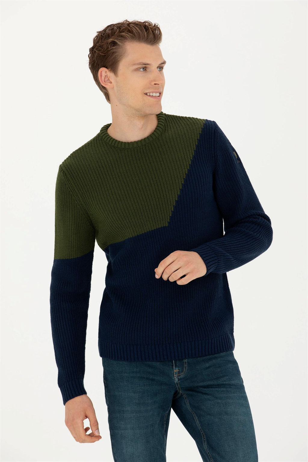 Мужской темно-синий свитер - U.s. polo assn фото 10