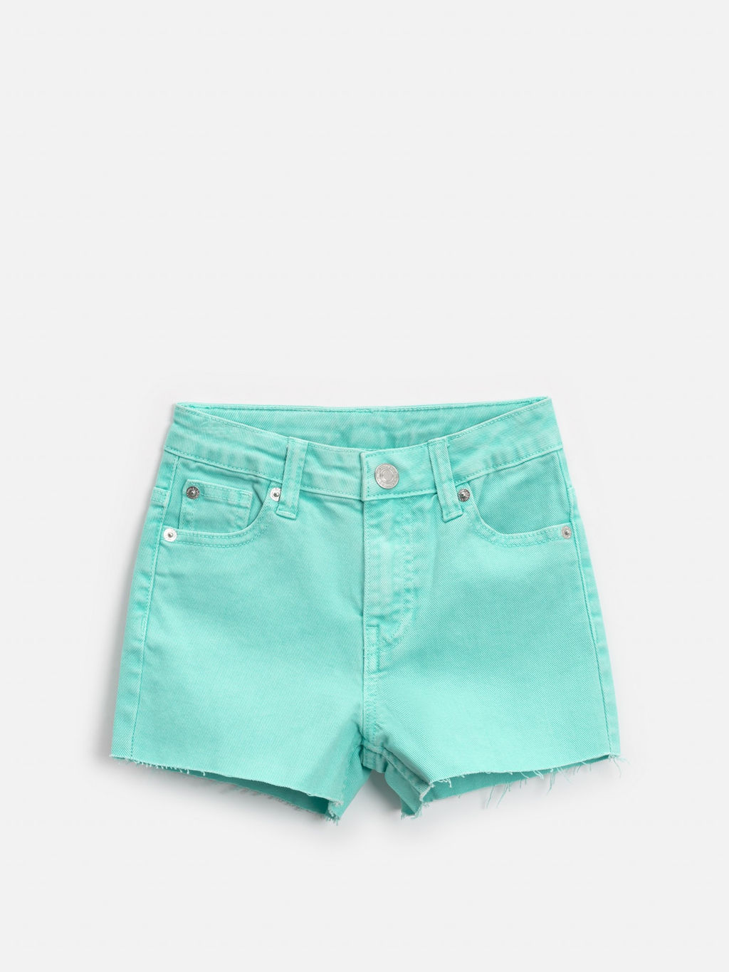 ACOOLA / Шорты джинсовые детские для девочек Gloom светло-бирюзовый  фото 3