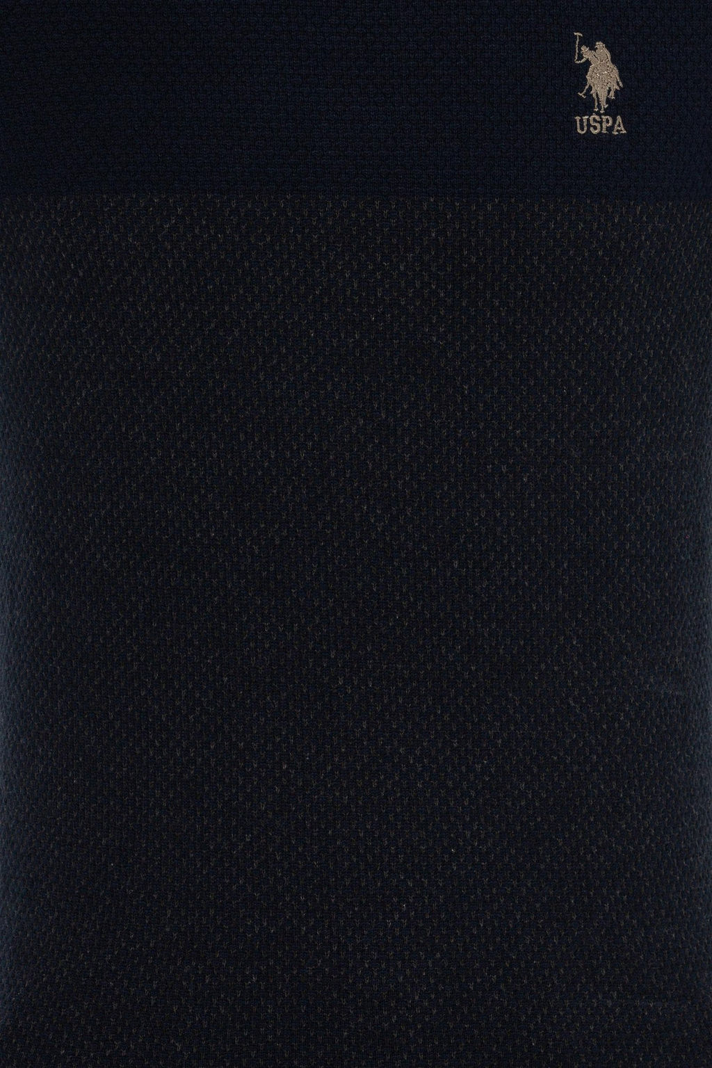 Мужской темно-синий вязаный свитер - U.s. polo assn фото 12