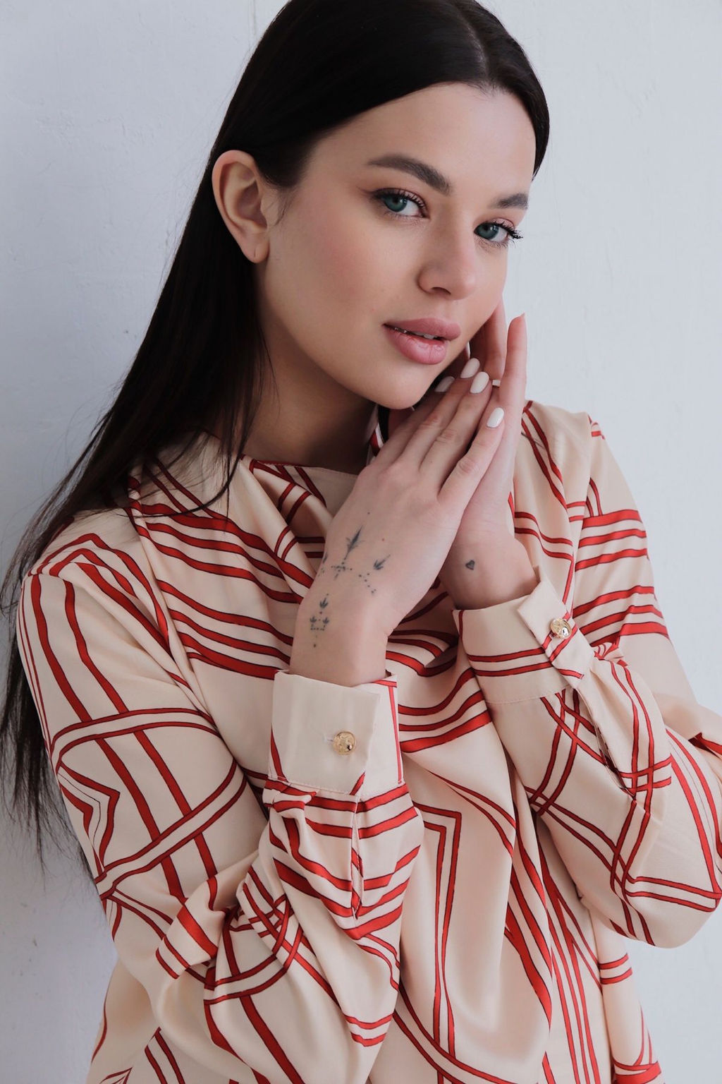 12012 Блуза с драпировкой - Martichelli фото 3