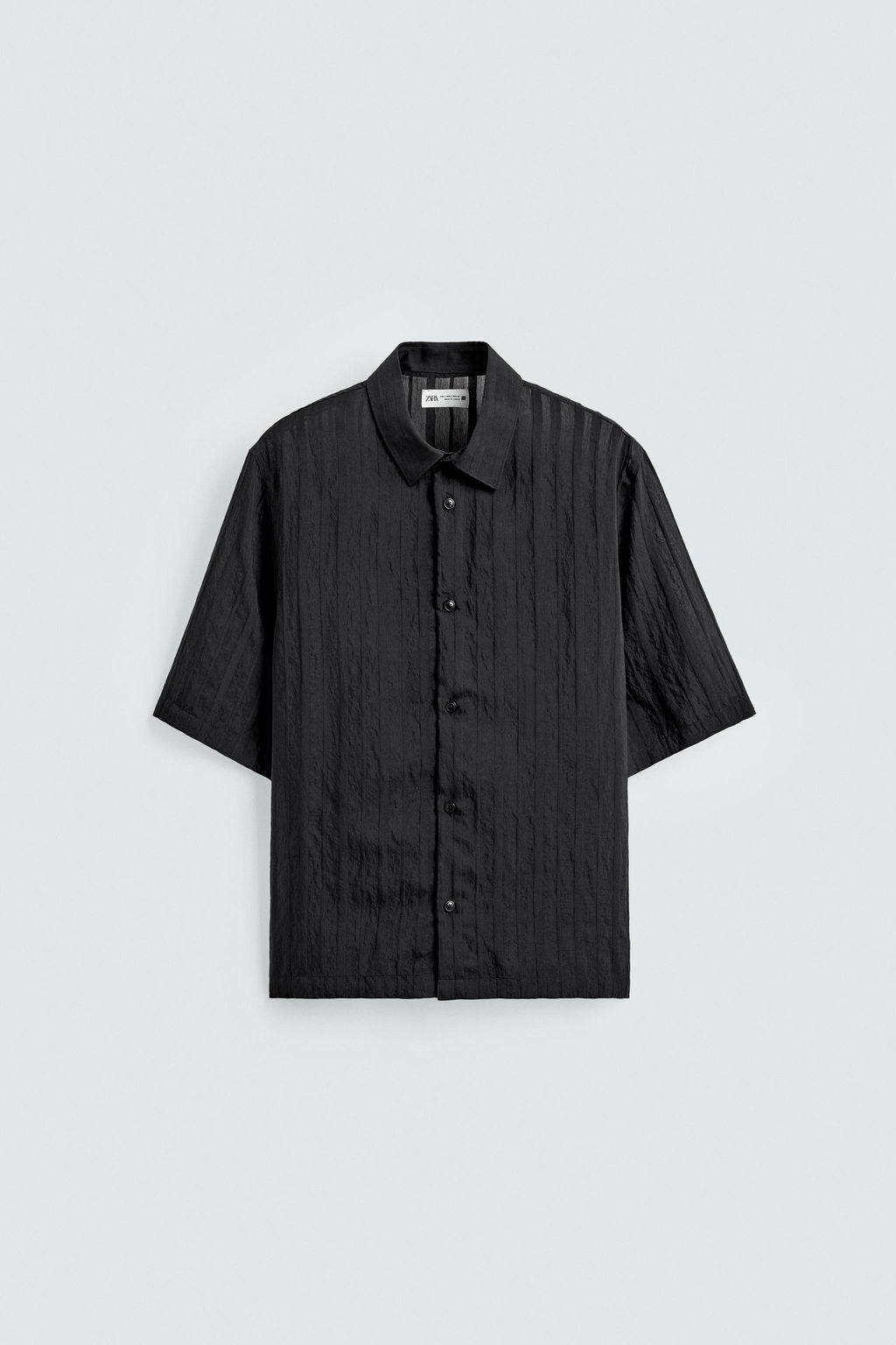 STRIPED TEXTURED SHIRT - Zara фото 6