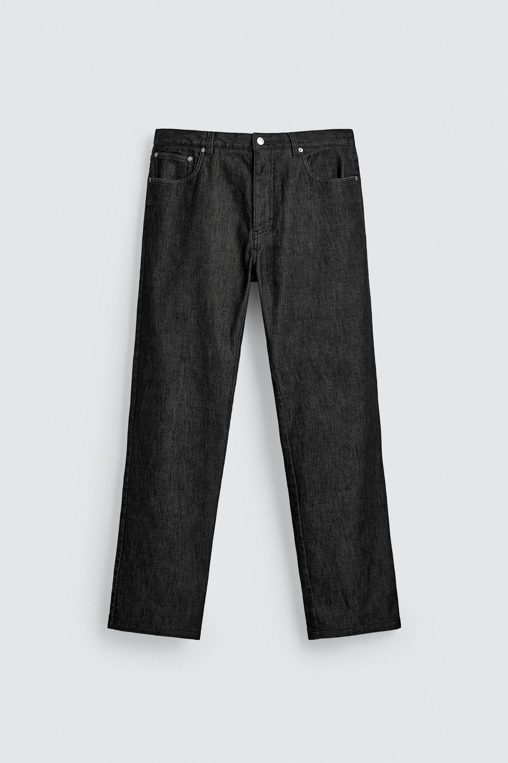 JEANS STRAIGHT FIT T?RMICO / Negro - Zara фото 7