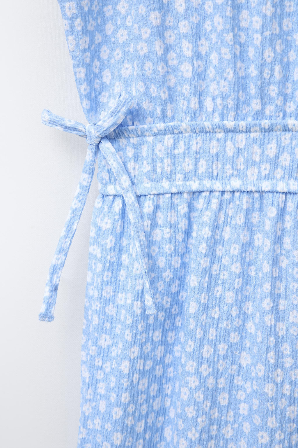 LONG TEXTURED PRINT JUMPSUIT - Zara фото 4