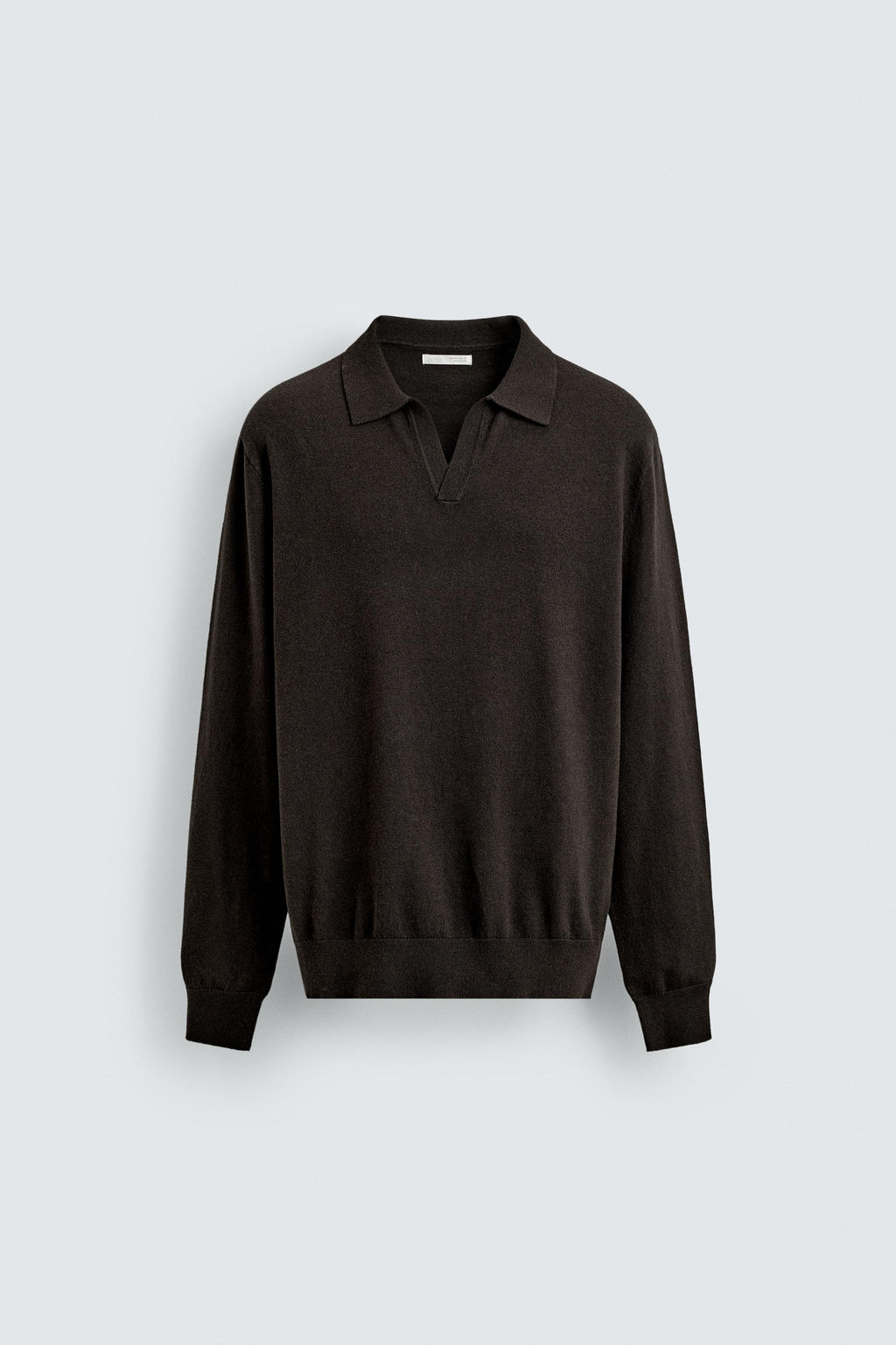 POLO PUNTO REGULAR FIT / Chocolate - Zara фото 6