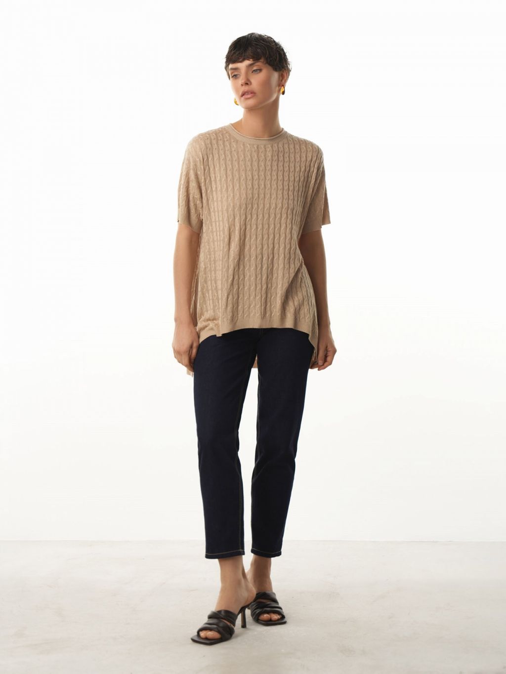 Conso/KJS 230760 - beige Футболка Женская  фото 4