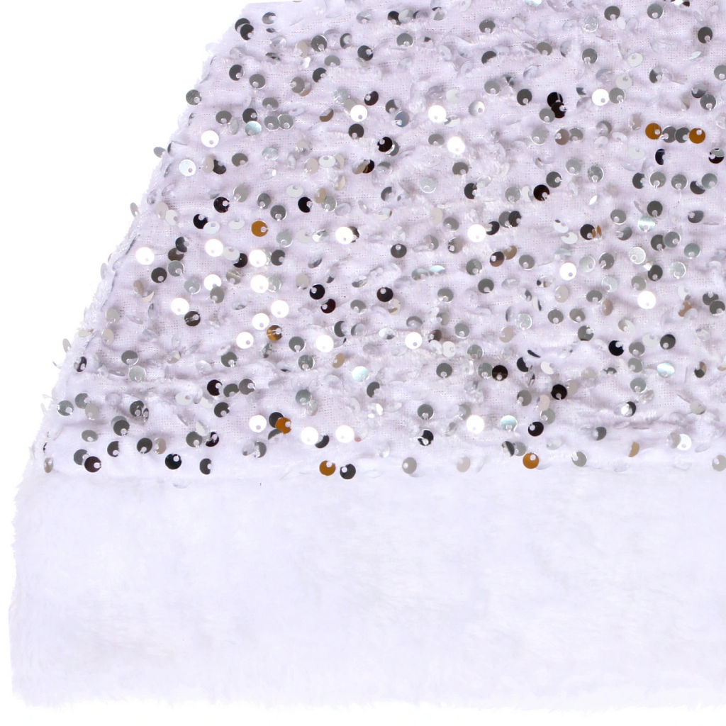 Цена за 2 шт. Колпак новогодний "Сияние", Серебро