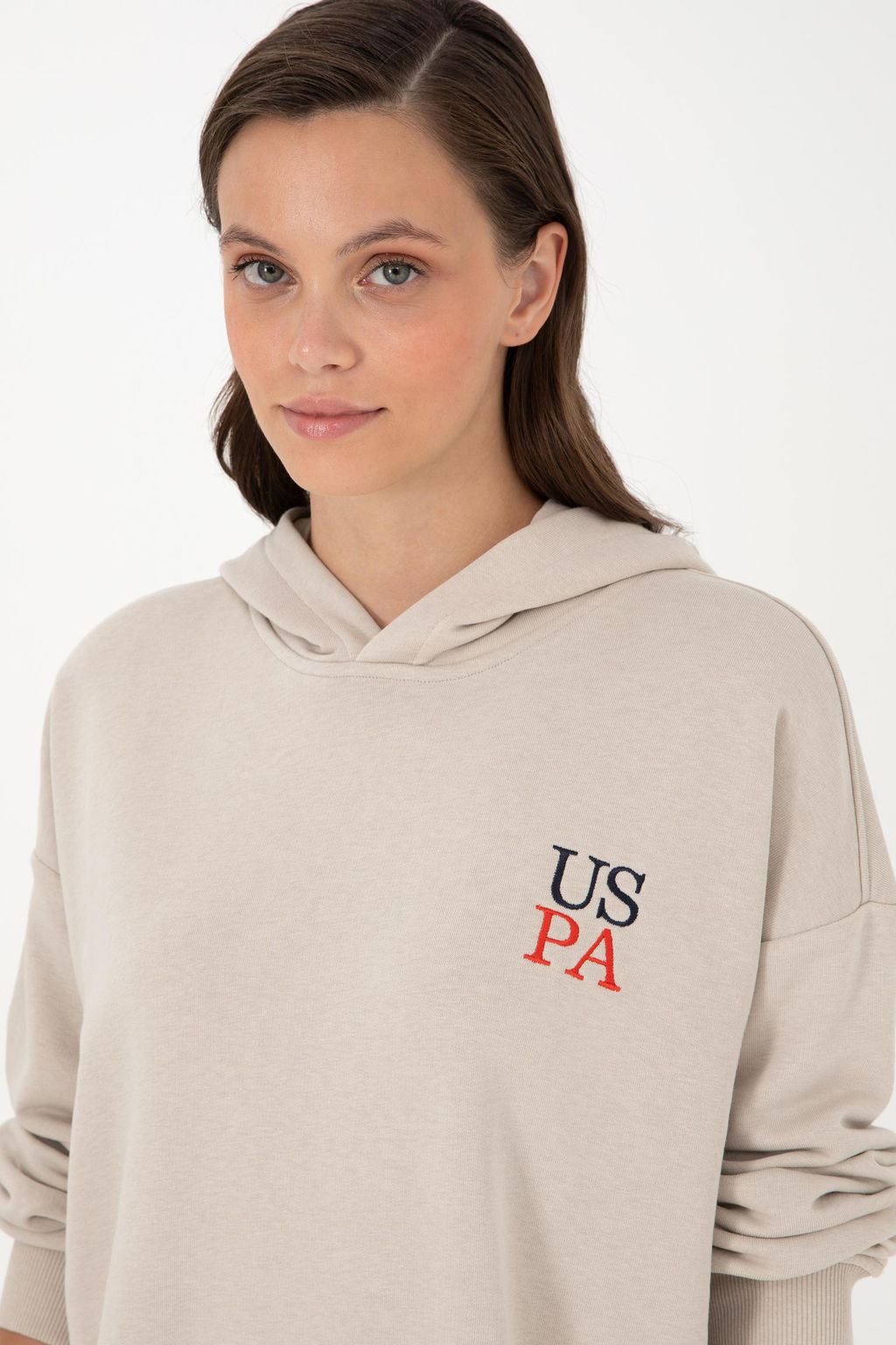 Женский свитшот с камнем Неожиданная скидка в корзине - U.s. polo assn фото 2