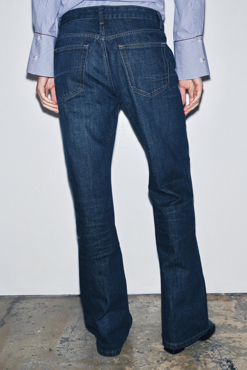 JEANS ZW COLLECTION BOOTCUT LOW-RISE - Zara фото 12