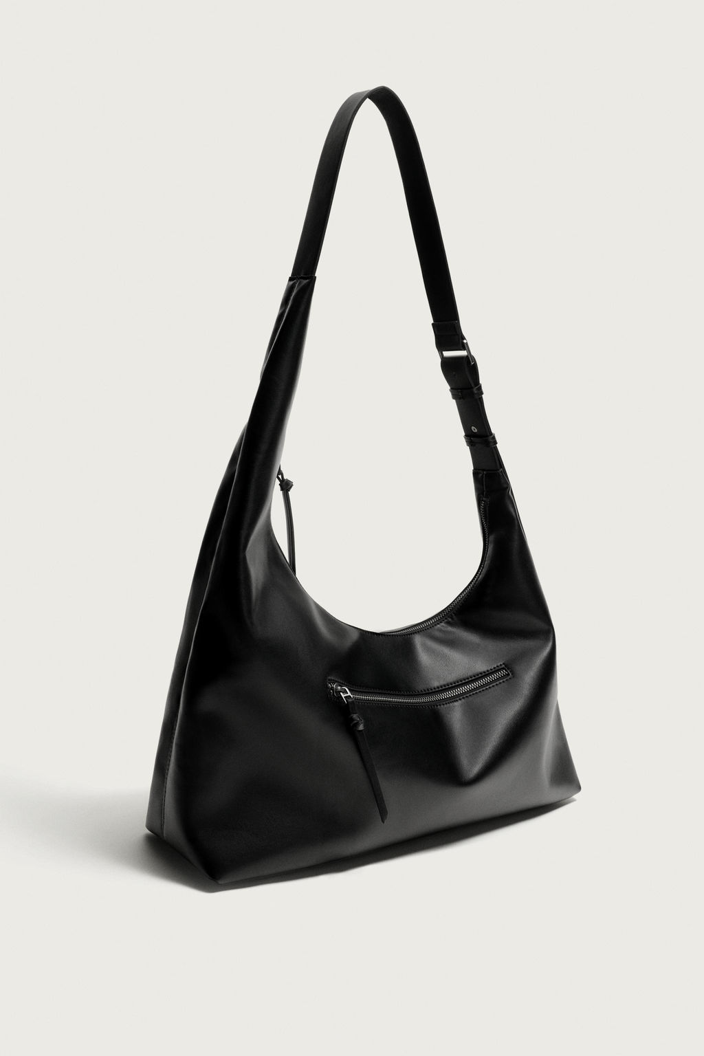 BOLSO DE HOMBRO ASIM?TRICO / Negro - Zara фото 5