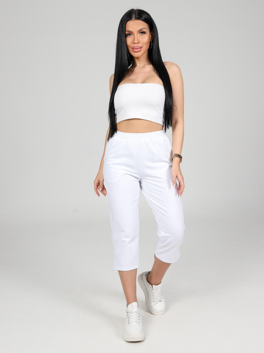 IV-CAPRIZ Финикс - бриджи из футера с лайкрой  фото 8