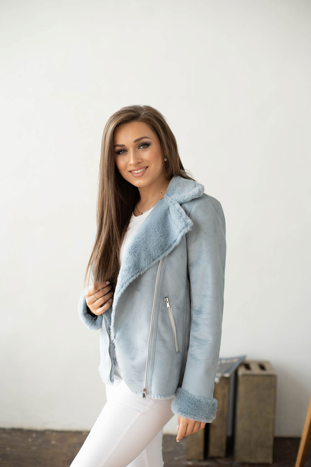 Дублёнка женская демисезонная 22560 (бежевый) - Kankan фото 11