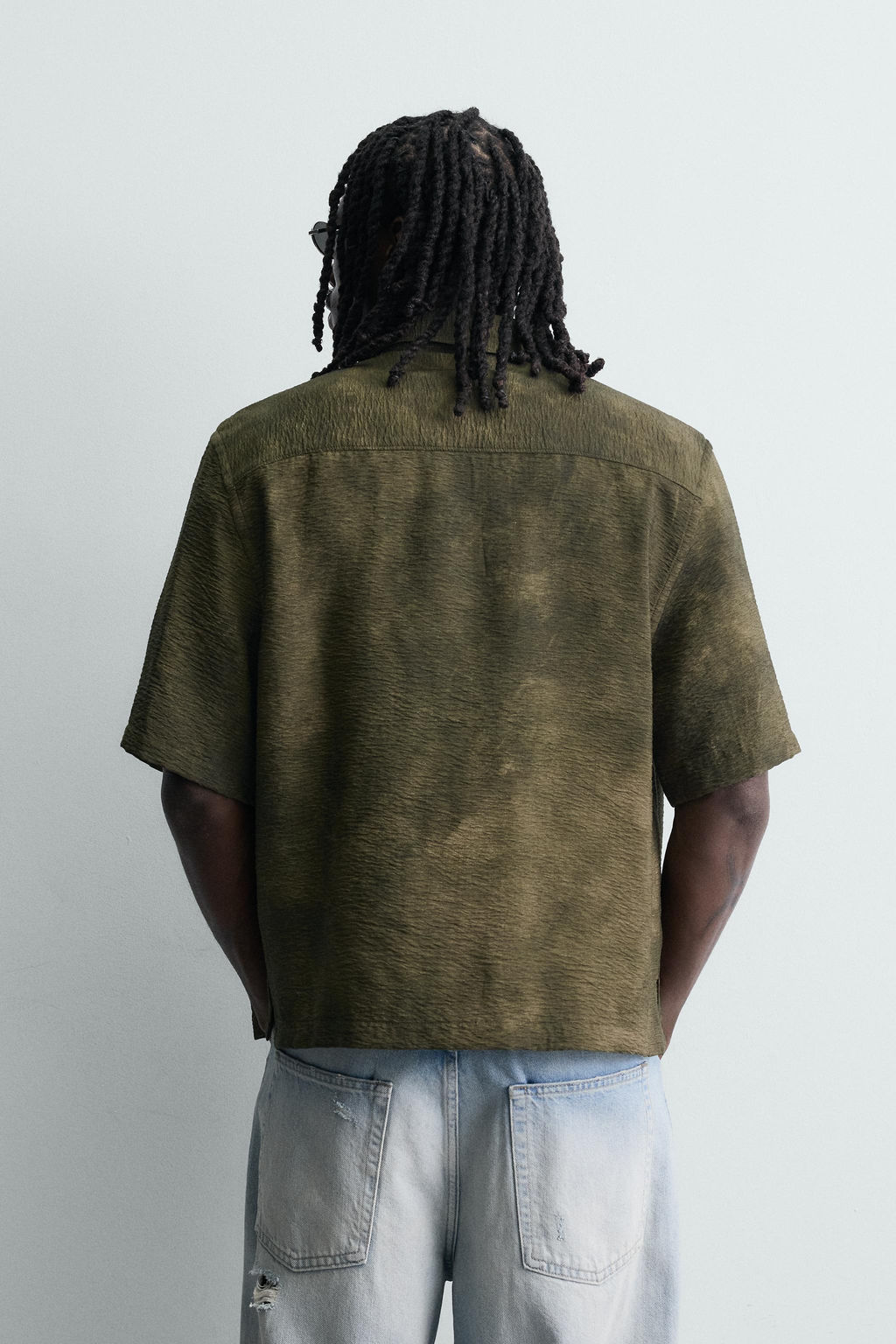 ABSTRACT PRINT RELAXED FIT SHIRT - Zara фото 11