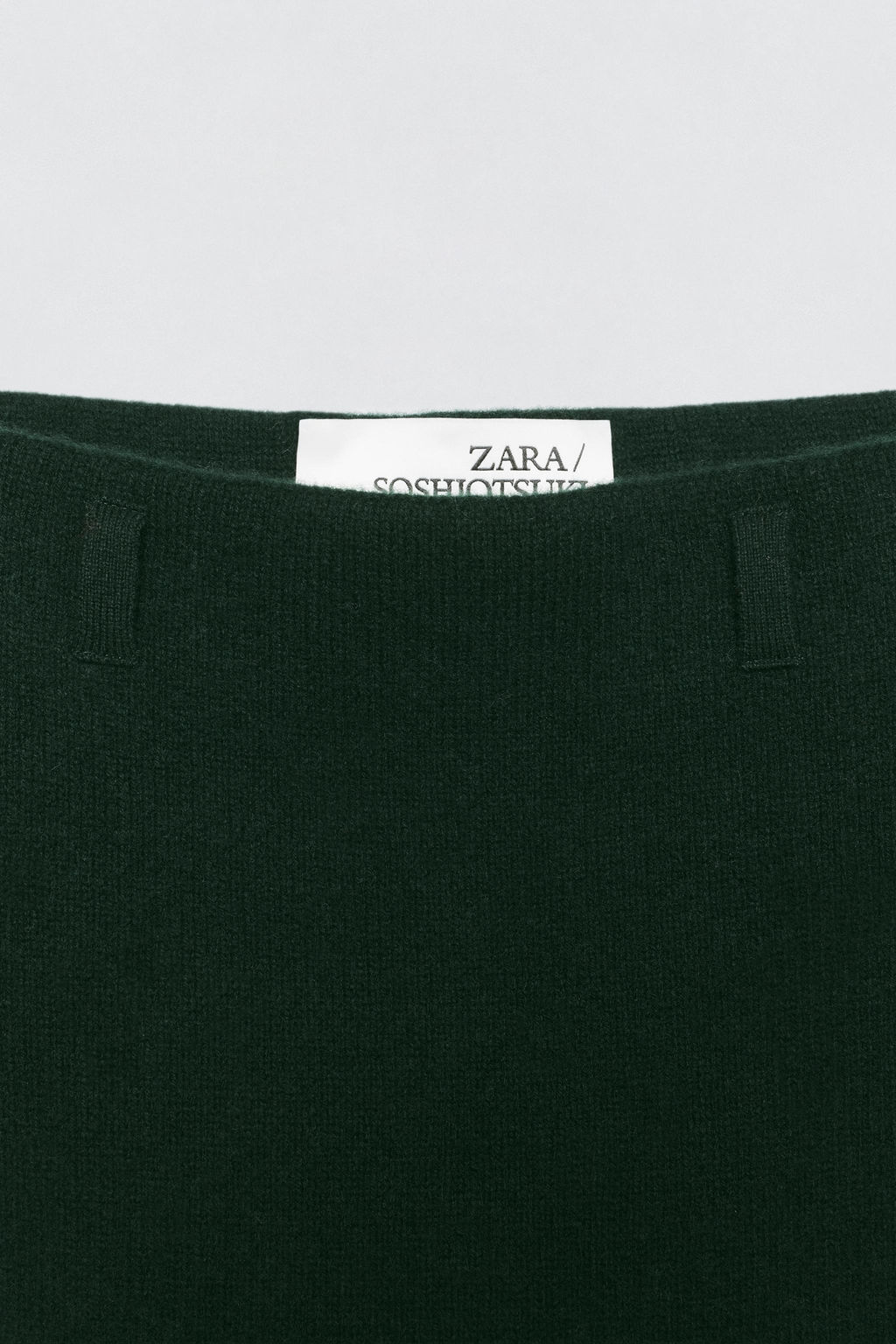 100% WOOL MIDI SKIRT SOSHIOTSUKI X ZARA  фото 15